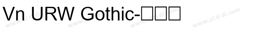 Vn URW Gothic字体转换